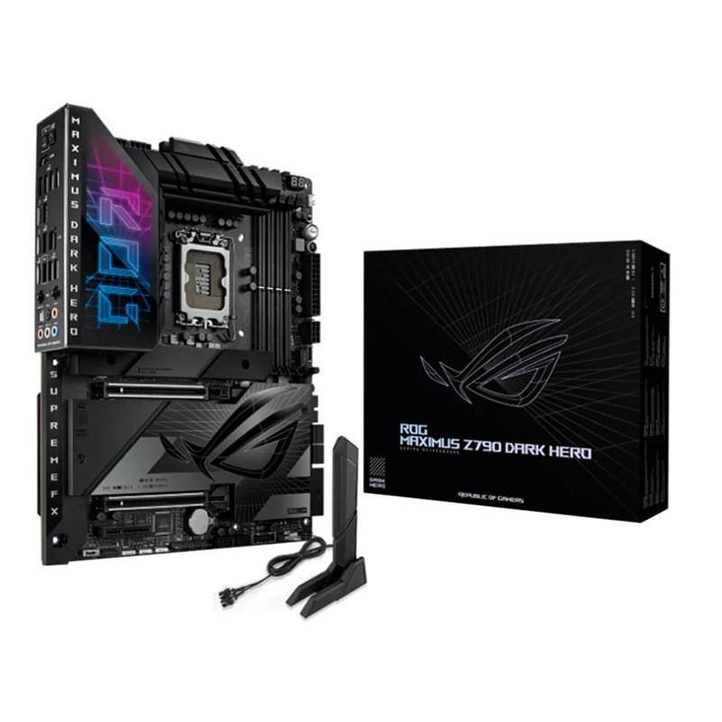 پک اصلی مادربرد ایسوس مدل ROG MAXIMUS Z790 DARK HERO - تصویر 1