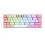 کیبورد گیمینگ ردراگون Redragon K617 FIZZ White-Pink