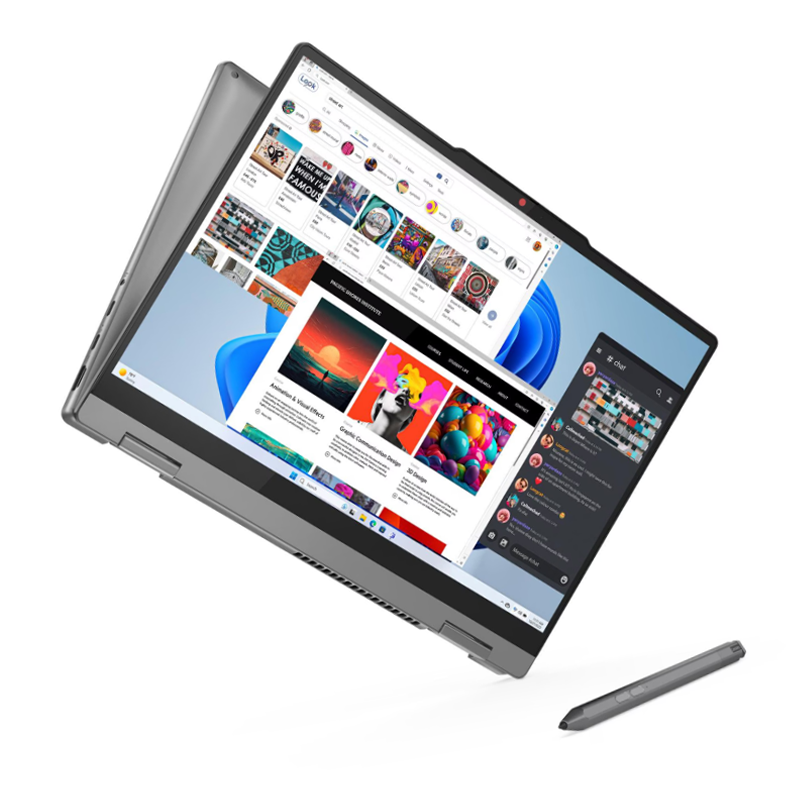 1 لپ تاپ 14 اینچی لنوو مدل LENOVO IdeaPad 5 i5-13420H 16GB 512GB SSD INTEL Touch+Pen