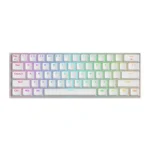 کیبورد بی سیم گیمینگ ردراگون Draconic K530 White RGB