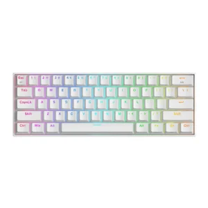 کیبورد بی سیم گیمینگ ردراگون Draconic K530 White RGB