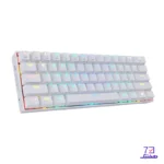 کیبورد بی سیم گیمینگ ردراگون  Redragon Draconic K530 White RGB - تصویر 3